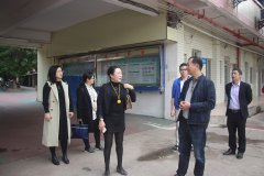 開學(xué)迎檢查，護(hù)航促成長一市教育局到我校檢查開學(xué)工作